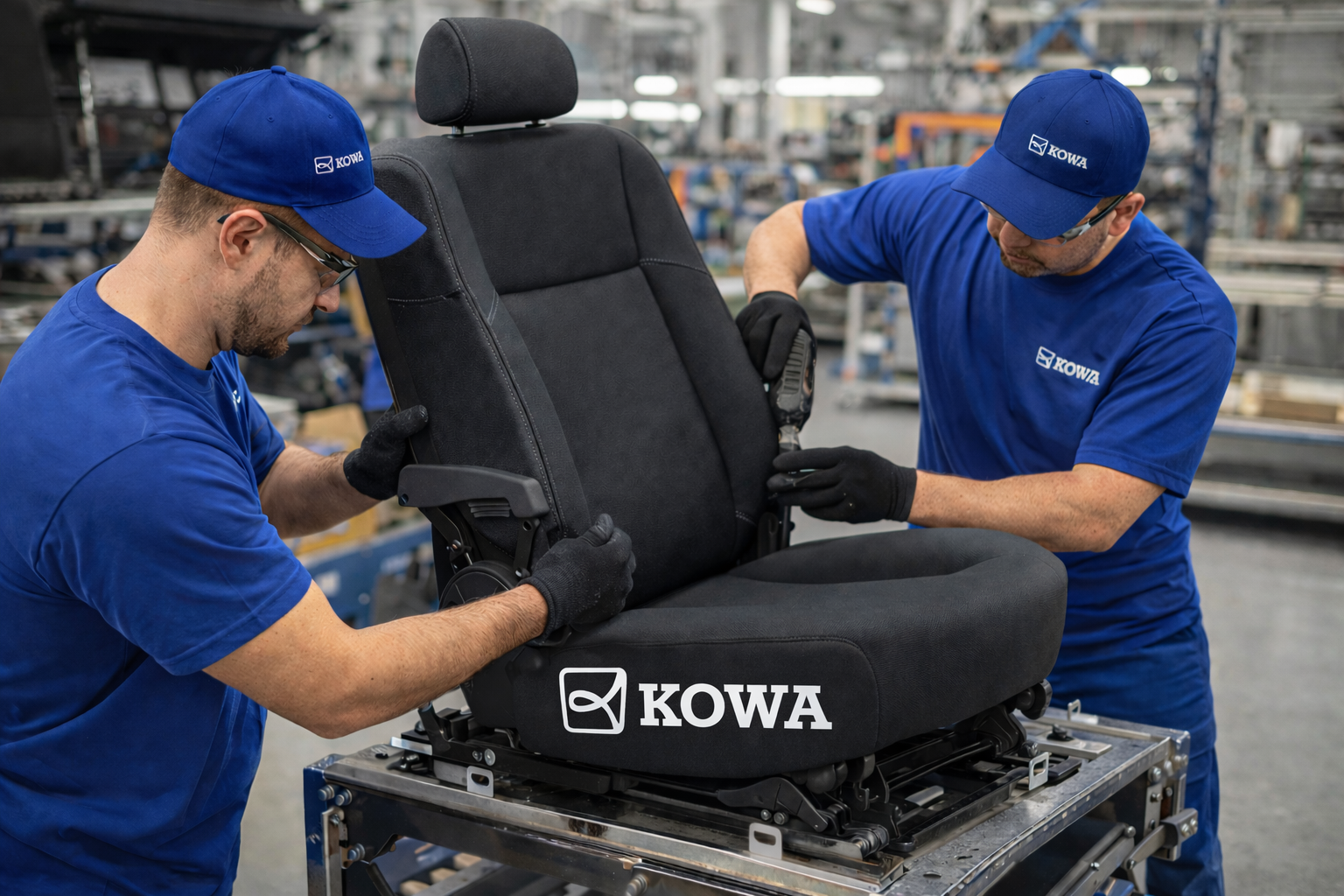 車シートの製造